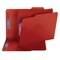 Smead Fastener Folder, 1/3 Cut Tab, Letter, 25/BX, Bright Red PK SMD14936 - alternate 1